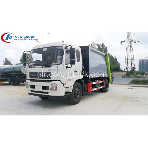 Type de luxe Dongfeng 180hp 12cbm Garbage Compacting Truck